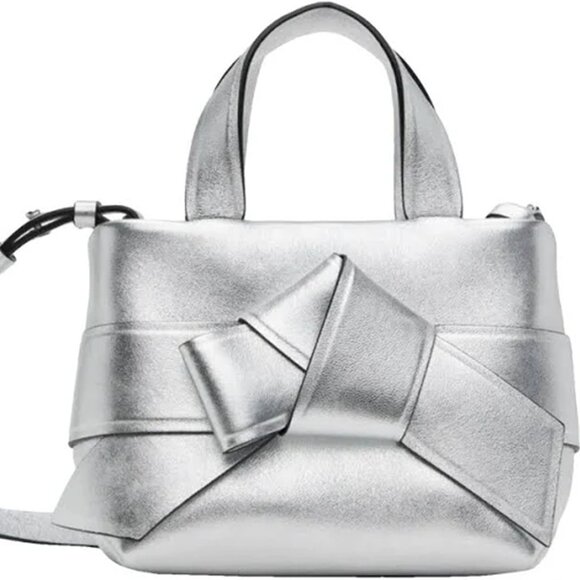 NEW ACNE STUDIOS Micro Musubi Leather Crossbody Knotted Shoulder Bag Top Handle - Picture 1 of 8